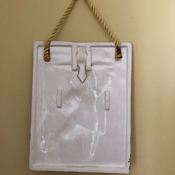 NWOT Chef Ceramic Tile Wall Hanging Jennifer Sosik Decor - Picture 5 of 6